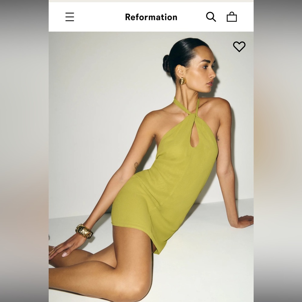 Reformation | Bibi Dress in Algae Bloom